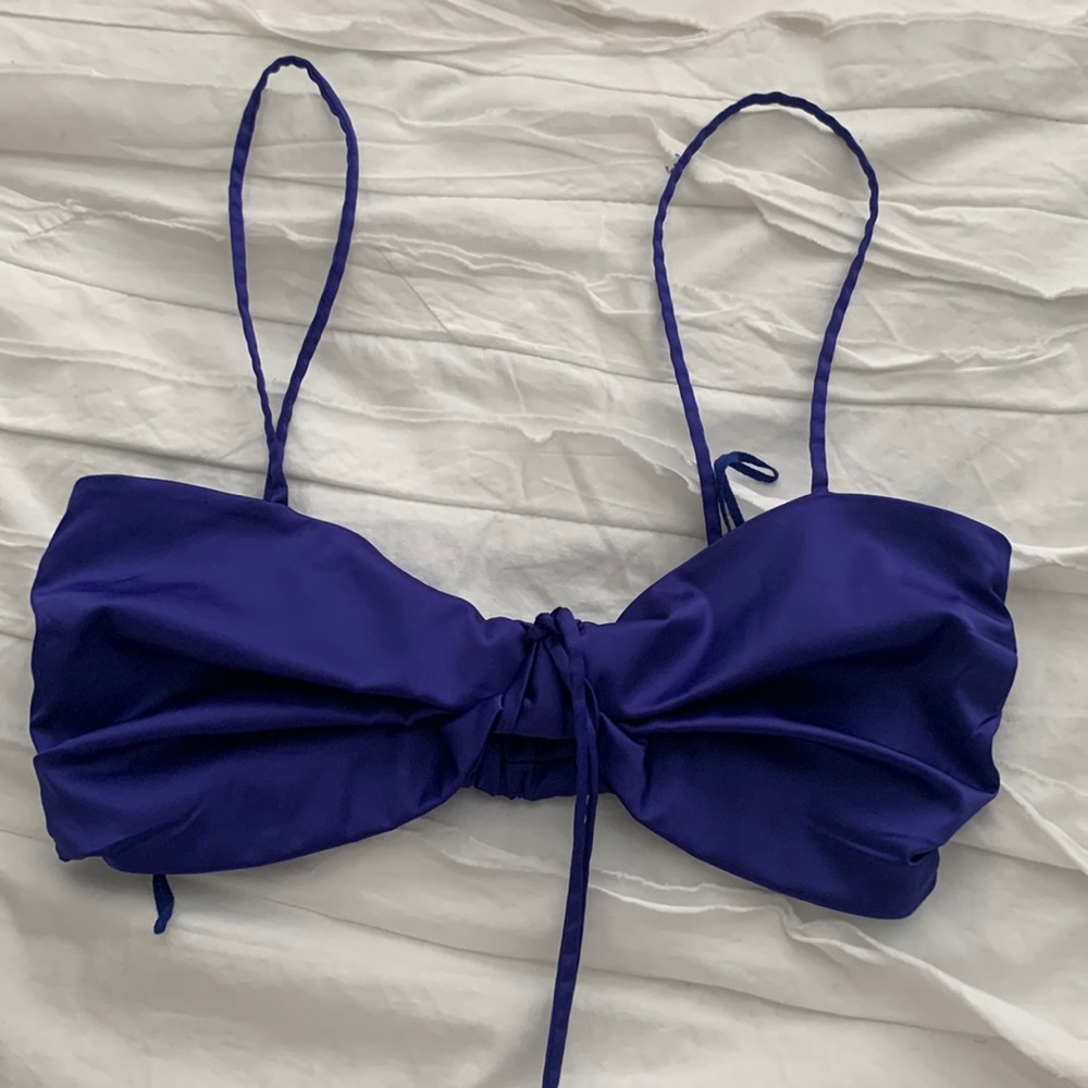 Zara Satin Crop Top